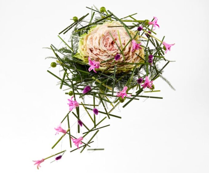 Syet rose i rosa - Send blomster med Bloomit