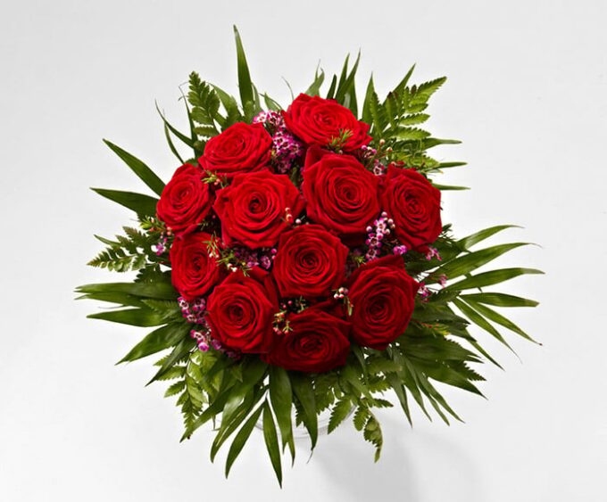 Kærlighedsbuket af roser - Send blomster med Bloomit