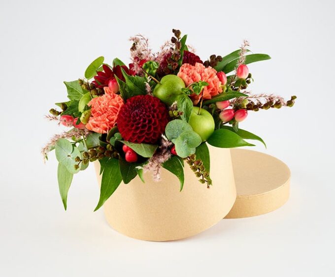 Sensommeræske med hyggeligt efterårslook - Send blomster med Bloomit