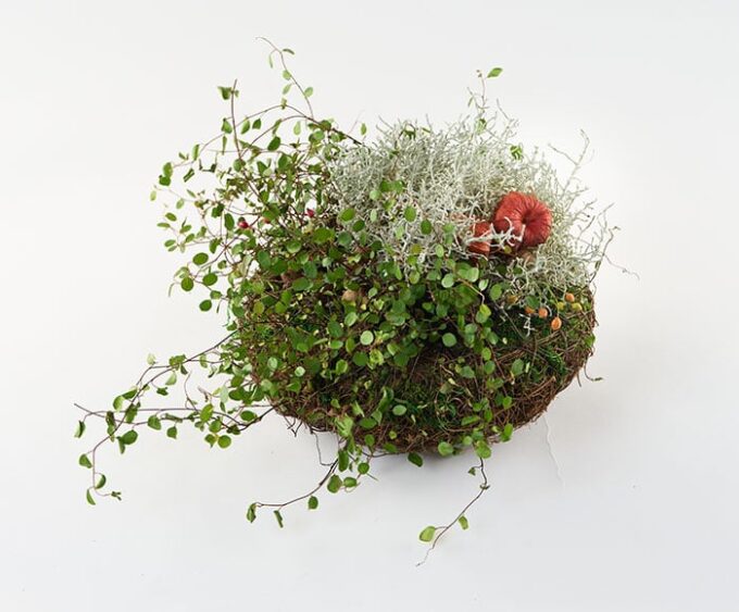 Gravpynt i efterårstema - Blomster til begravelse